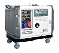 Könner & Söhnen Generatore Diesel Notstromaggregat 7,5 kW ATS 230V 400V