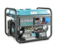 Könner&Söhnen KS 7000E ATS Generatore a benzina 13 CV, avviamento elettrico | Generatore 4 tempi con commutazione automatica, 1x16A, 1x32A, regolatore automatico, per casa, officina