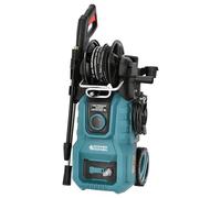 Könner & Söhnen KS PW160V-BL - Rondella ad alta pressione, 2000 W, 160 bar, con motore a induzione senza spazzole, manico telescopico, lancia in metallo e tubo ad alta pressione rinforzato da 8 m