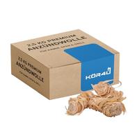 kör4u ignition wool 2.5kg - accendini bio imbevuti di cera con 10 minuti di tempo di combustione | Accendino Fire Starter Accendino a legna Accendino a carbone Accendino a carbone Legna da a