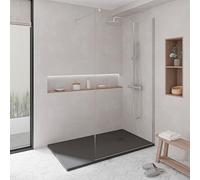 KOES - Piatto Doccia in Resina Serie NILO - 120x190 - Nero RAL 9005