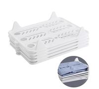 Kofebe 10 Pezzi Organizer per Armadio Organizer per Magliette Camicie Vestiti e Maglioni Salvaspazio per Abbigliamento comodo per i bambini per piegare i vestiti in camera da letto(grande37 x28. 5cm)