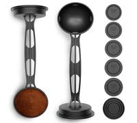 Koffee Zen Espresso Tamper Set, 5 misure intercambiabili (49 - 58 mm), doppia paletta da caffè (1 & 2 TBSP), adatto a modelli Breville, De'Longhi e altri modelli