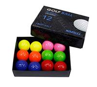Kofull 12 palline da golf colorate per allenamento golf (multicolore)
