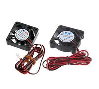 Kofun - Ventola DC 24 V, 2 pin, 40 x 40 x 10 mm, 4 cm, 4010s, 9 blade per stampanti 3D CPU e stampante 3D 24V4010, 1 pezzo, colore casuale