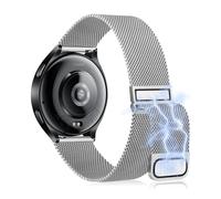 KoGiio 22mm Cinturino per Xiaomi Watch 2 / S3 / 2 Pro/Oneplus 2, Doppia Fibbia Magnetica, Acciaio Inossidabile Magnetico, Rete Metallo Regolabile