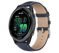 KoGiio Cinturino di ricambio morbido in pelle sintetica regolabile 20 mm compatibile con Garmin Forerunner 570 42 mm/Vivoactive 6 42 mm/Approach S50/Approach S44/Forerunner 165/165 Music, 125-175 mm