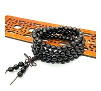 KOGMMYSEVP 108 rosario Mala in legno tibetano buddista meditazione musulmana braccialetto per uomo donna gioielli, 8mm