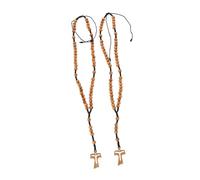 KOGMMYSEVP 2 ciondoli a rosario con perline resistenti, per uomini e donne, elegante decorazione religiosa per compleanni e occasioni speciali