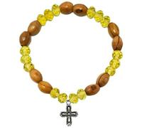 KOGMMYSEVP Braccialetto di perline cristiano di legno fatto a mano all'ingrosso professionale speciale del rosario religioso, Contact us