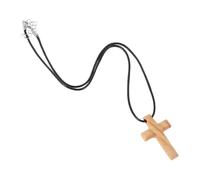KOGMMYSEVP Collana con ciondolo intagliato a mano, unisex, gioiello cristiano, da indossare tutti i giorni e occasioni speciali, spirituale unico per battesimo e chiesa