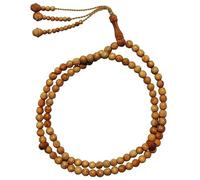 KOGMMYSEVP Rosario religioso in legno con 99 perline da 8 mm, per preghiere e matrimoni, anniversari musulmani, perfetto, 99 beads