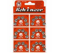 Koh-i-noor (12.4/11.5MM) Ottone Automatici, Placcato Nichel, Ref 11-11000.4.ARG