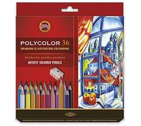Koh-I-Noor 3834-3837 POLYCOLOR - Diverse varianti 36 Polycolor Farbstifte
