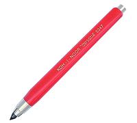 Koh-I-Noor 5347 - Portamine con meccanismo a pressione Versatil, per mine da 5,6 mm, colore: Rosso