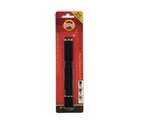 Koh-I-Noor 8811 matita carboncino nero (confezione da 3), black