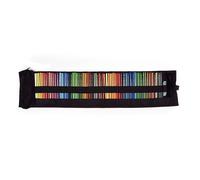 KOH-I-NOOR Astuccio per acquerelli riempito con 72 matite colorate ad acquerello + temperino, gomma, pennello e tasca per riporre oggetti