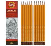 Koh-I-Noor Lot de 6 crayons Graphite de 12-4B professionnel