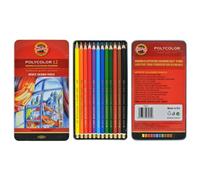 KOH-I-NOOR Polycolor set di 12 matite colorate per artisti