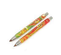 KOH-I-NOOR, portamine in metallo con temperino, per mine da 5,6 mm, con mina magica multicolore 2 Magicstifte multicolore