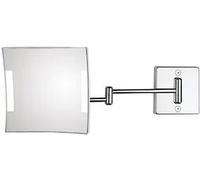 Koh-I-Noor Quadrolo Led Specchio Ingranditore X3 A 2 Braccia Cromata Codice Prod: C60/2kk3