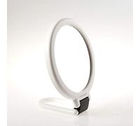 KOH-I-NOOR SC152V-3 - Specchietto Bifacciale Con Manico Pieghevole Bianco