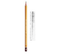 Koh-I-Noor Hardtmuth Matita in grafite H1500 gradazione 6H confezione 12 pezzi