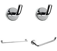 Koh-I-Noor Set 4pz Parete Cromato Serie Tito Codice Prod: 74set-Kk