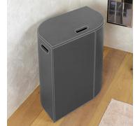 Koh-I-Noor VELA cestino per biancheria, 2464GR, VELA antracite [Accessori Bagno > Cestini per Biancheria]