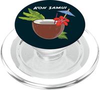Koh Samui Coco Cóctel en la Playa Vacaciones en Tailandia PopSockets PopGrip per MagSafe