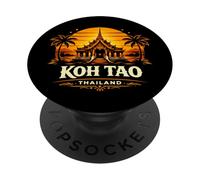 Koh Tao Thailandia Sunset Island Travel Design PopSockets PopGrip Adesivo