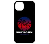 Koh Yao Noi Thailandia Retro Tramonto Spiaggia Design Thai Souvenir Custodia per iPhone 14 Plus