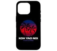 Koh Yao Noi Thailandia Retro Tramonto Spiaggia Design Thai Souvenir Custodia per iPhone 16 Pro
