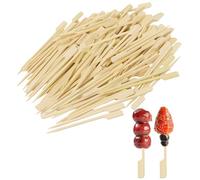 KOHAND 1000 spiedini in bambù da 12 cm, spiedini in legno, per kebab, cocktail, frutta, snack barbecue
