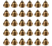 KOHAND 60 campane da 37 x 38 mm, in bronzo vintage, con mini campane da appendere, per appendere fai da te, decorazioni, casa, Natale, matrimoni, campanelli a vento