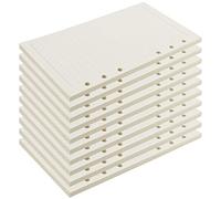 KOHAND Confezione da 10 fogli di carta a righe formato A5, 6 fori, fogli di ricambio per raccoglitori A5, fogli di carta a righe ricaricabili, raccoglitori, 450 fogli/900 pagine, 21 x 14,2 cm