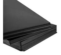 KOHAND Confezione da 20 pannelli in schiuma nera formato A3, 5 mm, con nucleo in polistirolo spesso 5 mm, tappetino nero centrale per poster, per foto, artigianato artistico, progetti di matrimonio,