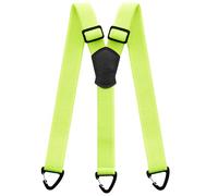 Kohentact Bretelle per Uomo Extra Resistente 3,8 cm - Ideali per Pantaloni da Lavoro, Sci e Salopette, con 3 Passanti a Bottone e Indossabili Sotto i Vestiti