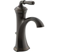 KOHLER Devonshire - Miscelatore monocomando per lavabo, Bronzo lucidato a olio, 8.81 x 6.19 x 4.88 inches