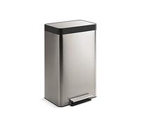 Kohler K-20956-STW Dual Compartment Step Trash Can, Liner, White Stainless