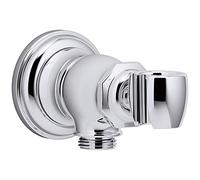KOHLER K-72797-CP Artifacts Supporto doccia a parete e gomito di alimentazione, cromo lucido,.5