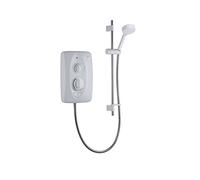 Kohler Mira - doccia elettrica 10,8 KW avviamento cromato, bianco, 1.1788.012