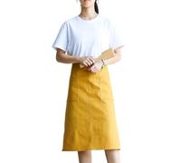KOHUS Grembiule da Cuoco Grembiule da ristorante a mezza lunghezza Denim Barista Negozio di tè al latte Cucina Chef Grembiule da cucina Abiti da lavoro for uomo e donna Grembiuli da Cucina(D)