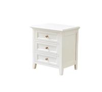 KOHUS Mesas De Noche Para Dormitorio Comodino Bianco In Legno Massello Color Crema For Camera Da Letto Comodino/comodino Con Cassetti