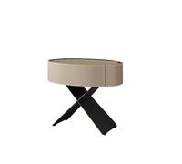 KOHUS Mesas De Noche Para Dormitorio Comodino Camera Da Letto Moderna Creativo Comodino Ovale Armadietto Laterale Comodino/comodino Con Cassetti(02)