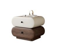 KOHUS Mesas De Noche Para Dormitorio Comodino For Camera Da Letto Principale In Legno Massello, Semplice E Moderno Comodino/comodino Con Cassetti(1)