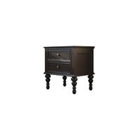 KOHUS Mesas De Noche Para Dormitorio Comodino in legno massello retrò, tavolino laterale for divano, tavolo quadrato moderno mobile Comodino/comodino Con Cassetti