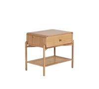KOHUS Mesas De Noche Para Dormitorio Comodino Retrò Nordico In Legno Massello, Armadio Portaoggetti In Rattan For Camera Da Letto Comodino/comodino Con Cassetti