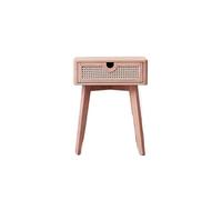 KOHUS Mesas De Noche Para Dormitorio Credenza da pranzo in rattan in legno nordico, mobiletto portaoggetti multifunzionale, comodino for camera da letto Comodino/comodino Con Cassetti