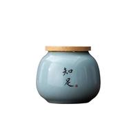 KOHUS Scatola di Tè Vasetto di Stoccaggio di Tè Bulk, Piccolo Vaso sigillato in ceramica, Vaso di Stoccaggio Alimenti da Cucina Domestico, Contenitore di Stoccaggio del tè, Vaso Singolo Contenitore di